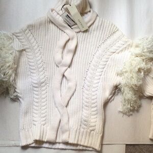 Lucille Cream Cable Knit Sweater
